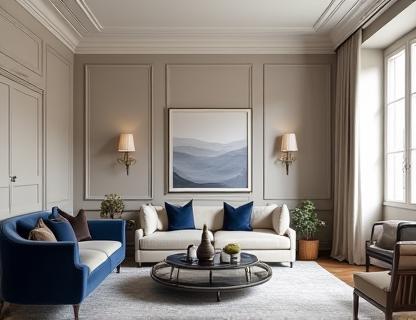 Appartement haussmannien rénové à Lyon par Décor Éclat